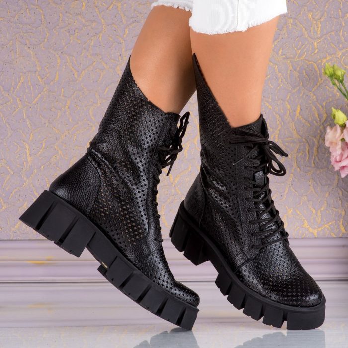 Bocanci de dama din piele naturala Amelie - imagine 1