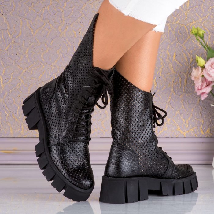 Bocanci de dama din piele naturala Amelie - imagine 5
