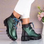 Bocanci de dama din piele naturala Aurora - imagine 2