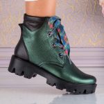 Bocanci de dama din piele naturala Aurora - imagine 3