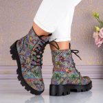 Bocanci de dama din piele naturala Mirabelle - imagine 2