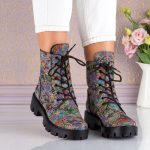 Bocanci de dama din piele naturala Mirabelle - imagine 4