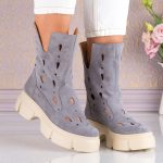 Ghete de dama din piele naturala Celeste - imagine 3