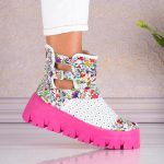 Ghete de dama din piele naturala Fleur - imagine 4