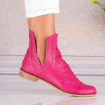 Ghete de dama din piele naturala Opaline - imagine 5