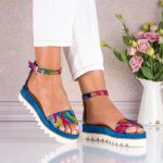 Sandale de dama din piele naturala Isla - imagine 3