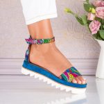 Sandale de dama din piele naturala Isla - imagine 2