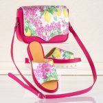 Set geanta Radiance si papuci din piele naturala Clementine - imagine 7