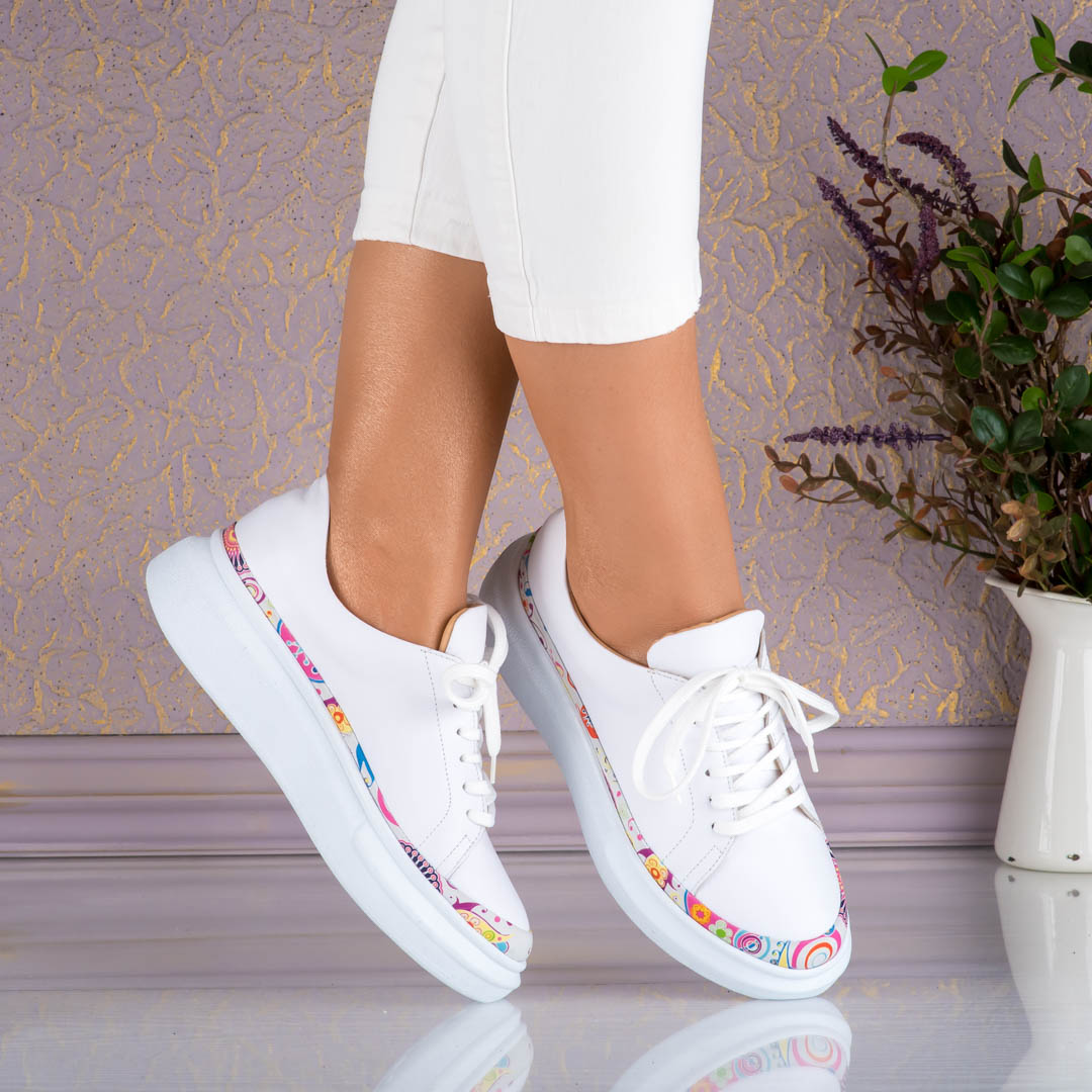 Adidasi de dama Bekka din piele naturala (4) Adidasi de dama Bekka din piele naturala - imagine 2