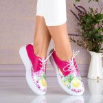 Set geanta Radiance si adidasi din piele naturala Lemon - imagine 4