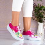 Set geanta Radiance si adidasi din piele naturala Lemon - imagine 7