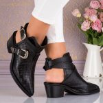 Ghete de dama din piele naturala Nuit