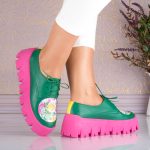 Set geanta Radiance si pantofi din piele naturala Lemon - imagine 7