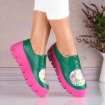 Set geanta Radiance si pantofi din piele naturala Lemon - imagine 6