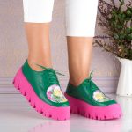 Set geanta Radiance si pantofi din piele naturala Lemon - imagine 5