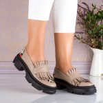 Pantofi de dama Piccadilly din piele naturala - imagine 3