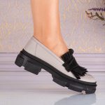 Pantofi de dama Terra din piele naturala - imagine 5
