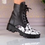 Bocanci de dama din piele naturala Mickey M - imagine 4