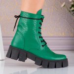 Bocanci din piele naturala Dahlia - imagine 2