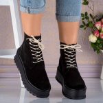 Bocanci din piele naturala intoarsa Riviera - imagine 4