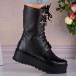 Bocanci din piele naturala Viva - imagine 3