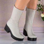 Ghete de dama din piele naturala Vivienne - imagine 4