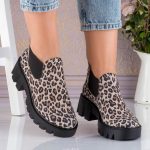 Ghete din piele naturala Ivonne - imagine 5