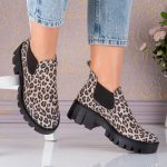 Ghete din piele naturala Ivonne - imagine 2