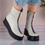 Ghete din piele naturala Ophelia - imagine 3