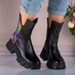 Ghete din piele naturala Rainbow Side - imagine 2
