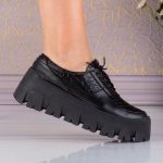 Pantofi casual Nerina din piele naturala - imagine 5