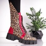 Bocanci dama din piele naturala Amaury - imagine 3