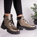 Bocanci din piele naturala Callista