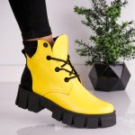 Bocanci dama din piele naturala Seraphina - imagine 3