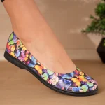 Balerini piele naturală Butterfly