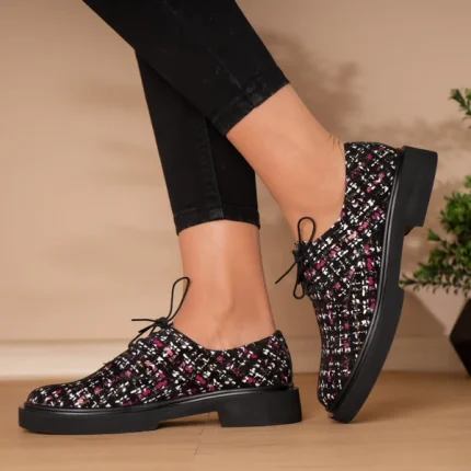 Pantofi casual piele naturală Black Tartar 3