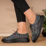 Pantofi casual piele naturală Dots 3