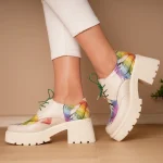 Pantofi casual piele naturală Rainbow 3