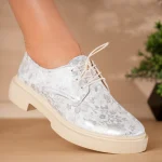 Pantofi casual piele naturală Silver