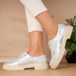 Pantofi casual piele naturală Silver 3