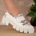 Pantofi casual piele naturală Snake Details