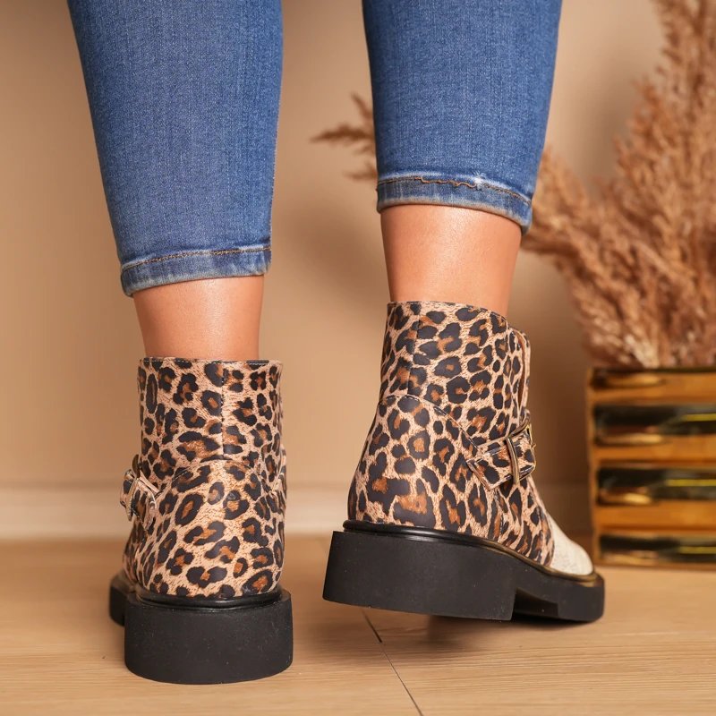 Ghete piele naturală, Lovely Leopard 3