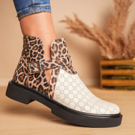 Ghete piele naturală, Lovely Leopard
