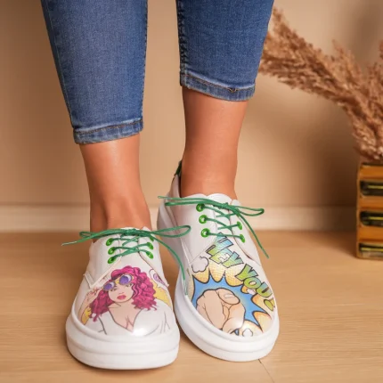 Pantofi casual piele naturală Hey you! 4