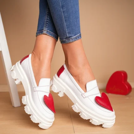 Pantofi casual piele naturală LOVE3 4