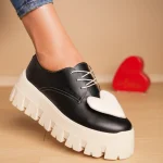 Pantofi casual piele naturală, LOVE4