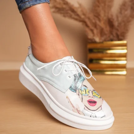 Pantofi casual piele naturală Pop Culture