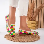 Balerini damă piele naturală Joyful Colors 4