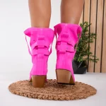 Ciocate damă piele naturală Vibrant Pink 2