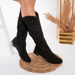 Cizme damă piele naturală Pitch Black 3